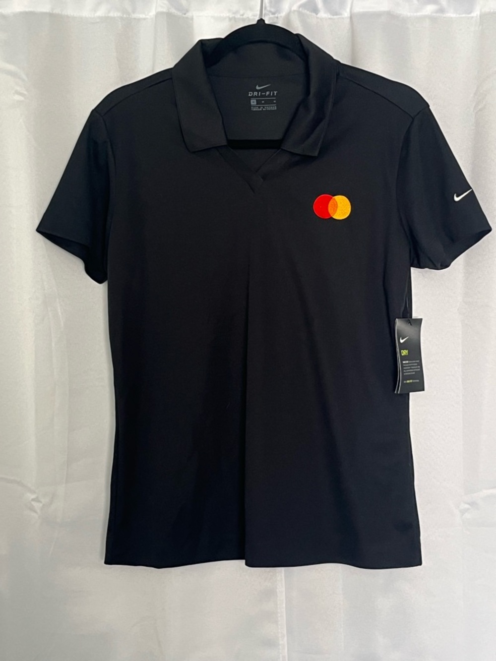 Nike Dry -Fit Woman’s Golf Polo w/ Mastercard & Nike Logo’s